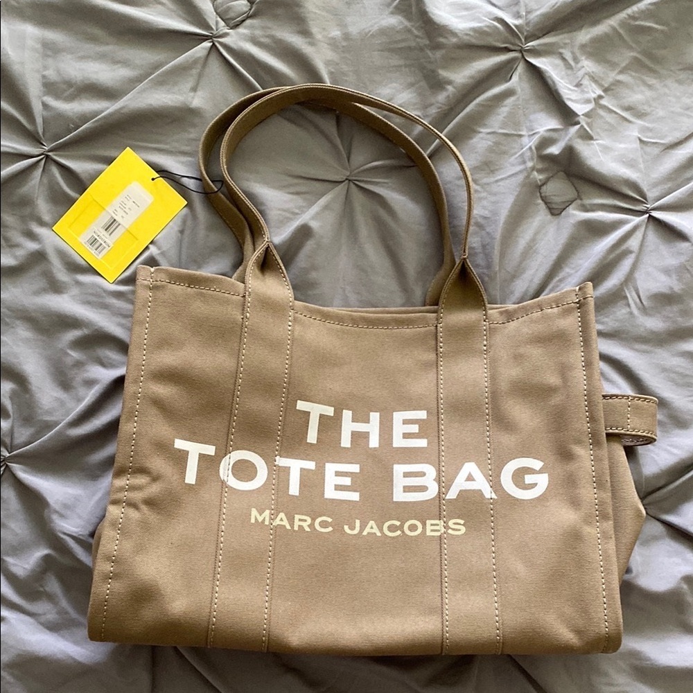Marc Jacobs Slate Green “The Canvas Large Tote Bag”